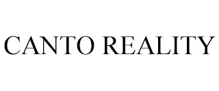 CANTO REALITY