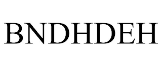 BNDHDEH