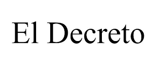 EL DECRETO