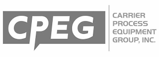 CPEG CARRIER PROCESS EQUIPMENT GROUP, INC.