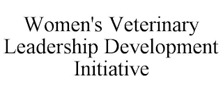 WOMEN'S VETERINARY LEADERSHIP DEVELOPMENT INITIATIVE