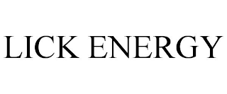 LICK ENERGY