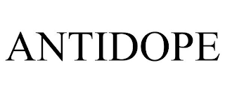 ANTIDOPE