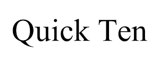 QUICK TEN