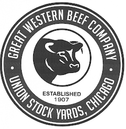 GREAT WESTERN BEEF COMPANY UNION STOCK YARDS, CHICAGO ESTABLISHED 1907