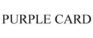 PURPLE CARD