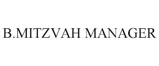 B.MITZVAH MANAGER