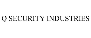 Q SECURITY INDUSTRIES