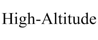 HIGH-ALTITUDE