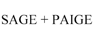 SAGE + PAIGE