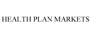 HEALTH PLAN MARKETS