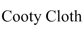 COOTY CLOTH