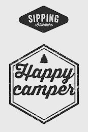 SIPPING ADVENTURE HAPPY CAMPER