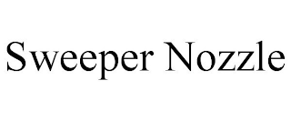 SWEEPER NOZZLE