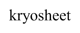 KRYOSHEET