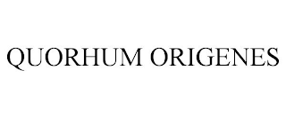 QUORHUM ORIGENES