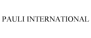 PAULI INTERNATIONAL