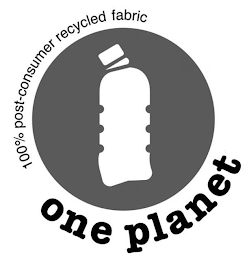 100% POST-CONSUMER RECYCLED FABRIC ONE PLANET