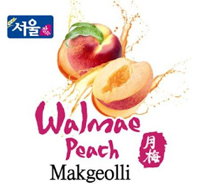 SEOUL JANGSOO WALMAE PEACH MAKGEOLLI