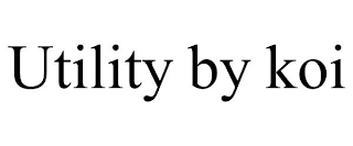 UTILITY BY KOI