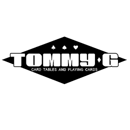 TOMMY G CARD TABLES AND PLAYING CARDS