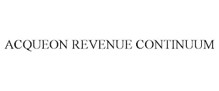 ACQUEON REVENUE CONTINUUM