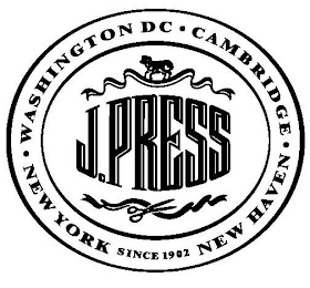 J. PRESS NEW YORK · WASHINGTON DC · CAMBRIDGE · NEW HAVEN SINCE 1902