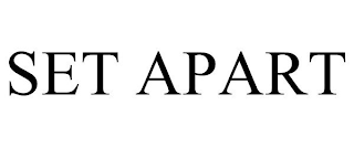 SET APART