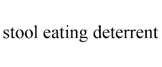 STOOL EATING DETERRENT