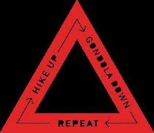 HIKE UP GONDOLA DOWN REPEAT