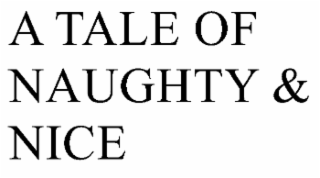 A TALE OF NAUGHTY & NICE