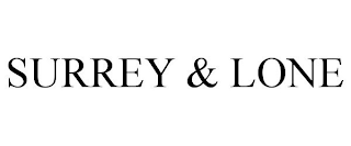 SURREY & LONE