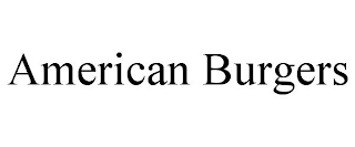 AMERICAN BURGERS