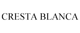 CRESTA BLANCA
