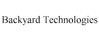 BACKYARD TECHNOLOGIES