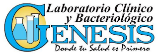 LABORATORIO CLÍNICO Y BACTERIOLÓGICO GENESIS DONDE TU SALUD ES PRIMERO