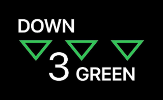 DOWN 3 GREEN