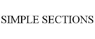SIMPLE SECTIONS