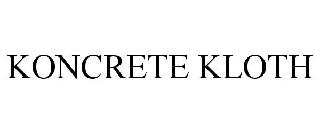 KONCRETE KLOTH