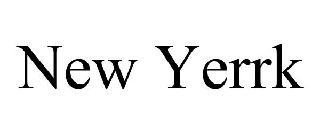 NEW YERRK