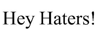 HEY HATERS!