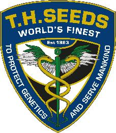 T.H.SEEDS WORLD'S FINEST TO PROTECT GENETICS AND SERVE MANKIND, EST 1993