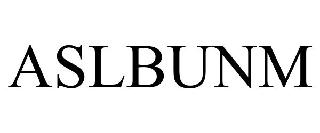 ASLBUNM