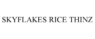 SKYFLAKES RICE THINZ