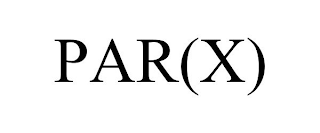 PAR(X)