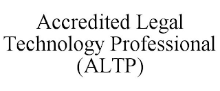 ACCREDITED LEGAL TECHNOLOGY PROFESSIONAL (ALTP)