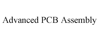 ADVANCED PCB ASSEMBLY