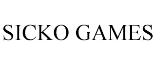 SICKO GAMES