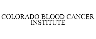 COLORADO BLOOD CANCER INSTITUTE