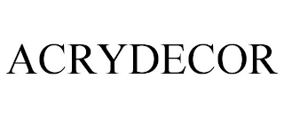 ACRYDECOR